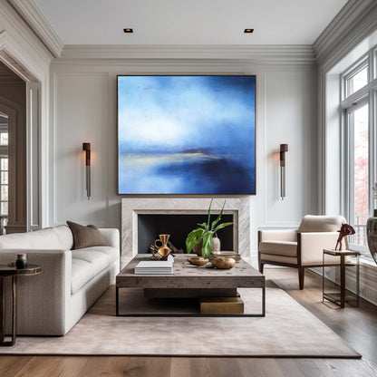 Blue Ocean Abstract Painting #ABSH31