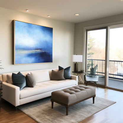 Blue Ocean Abstract Painting #ABSH31