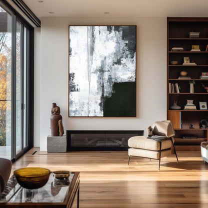 Large Abstract Oil Painting #ABAV10