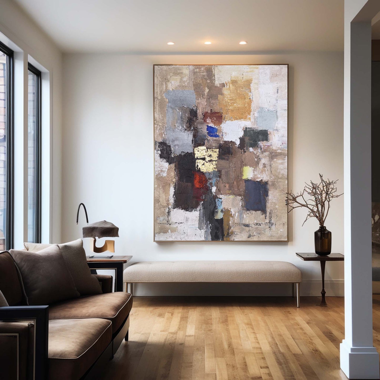 Abstract Geometric Painting #ABAV56