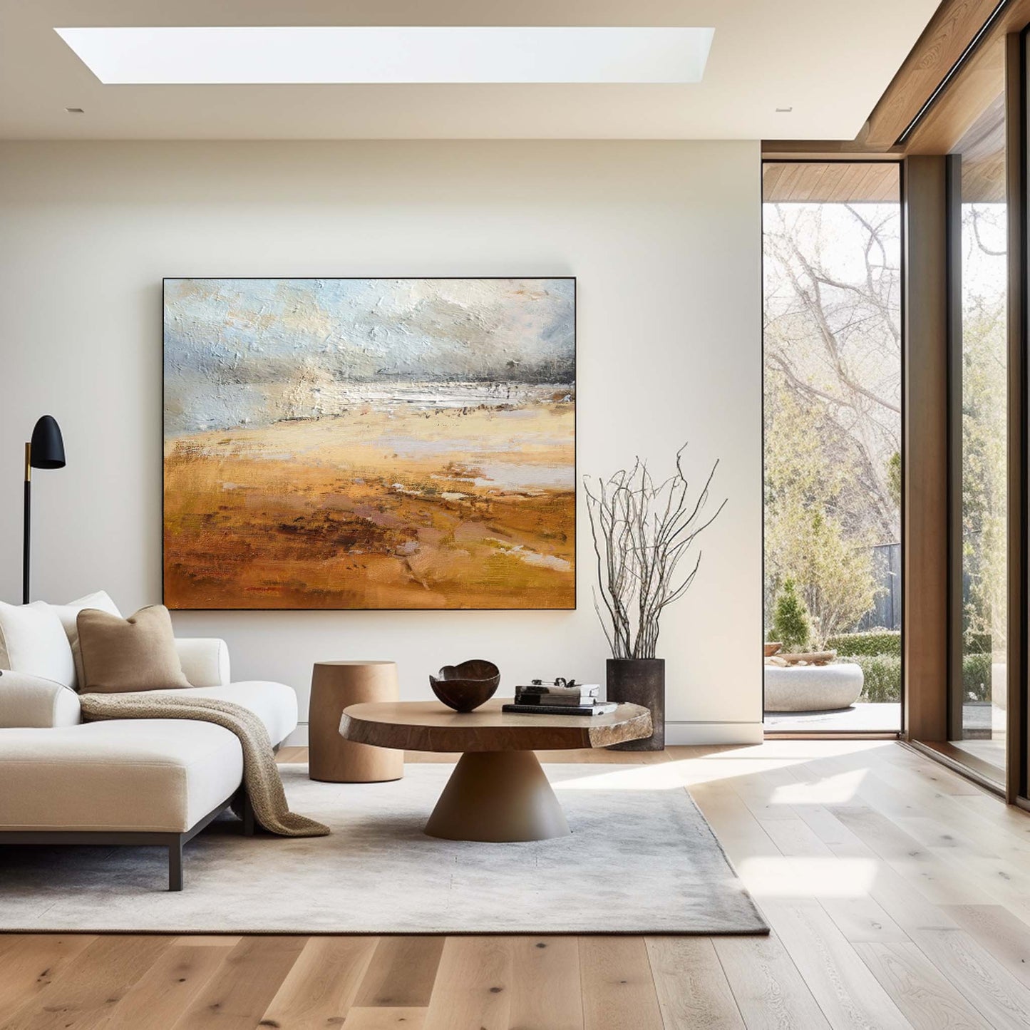 Modern Beach Painting #ABSH11