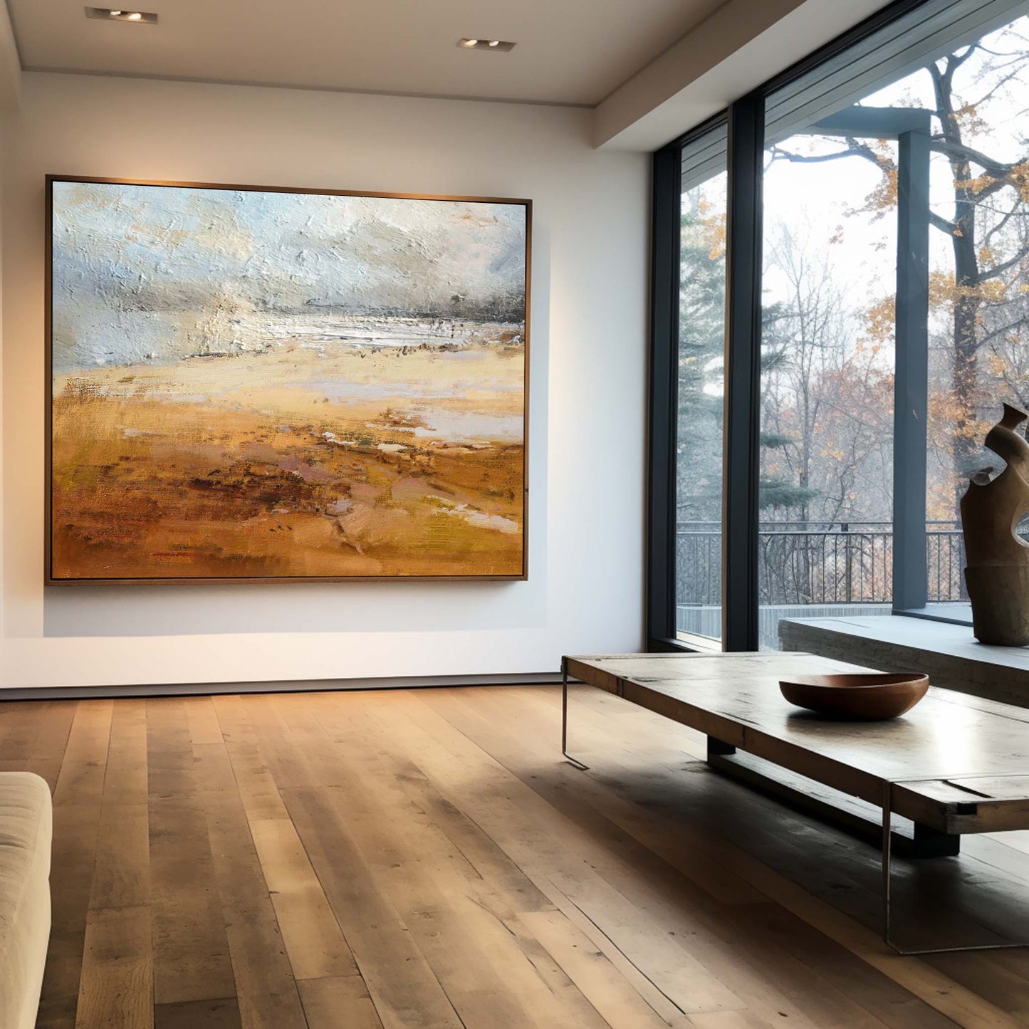 Modern Beach Painting #ABSH11