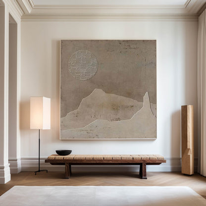 Wabi-sabi Minimalist Painting #ABAS108