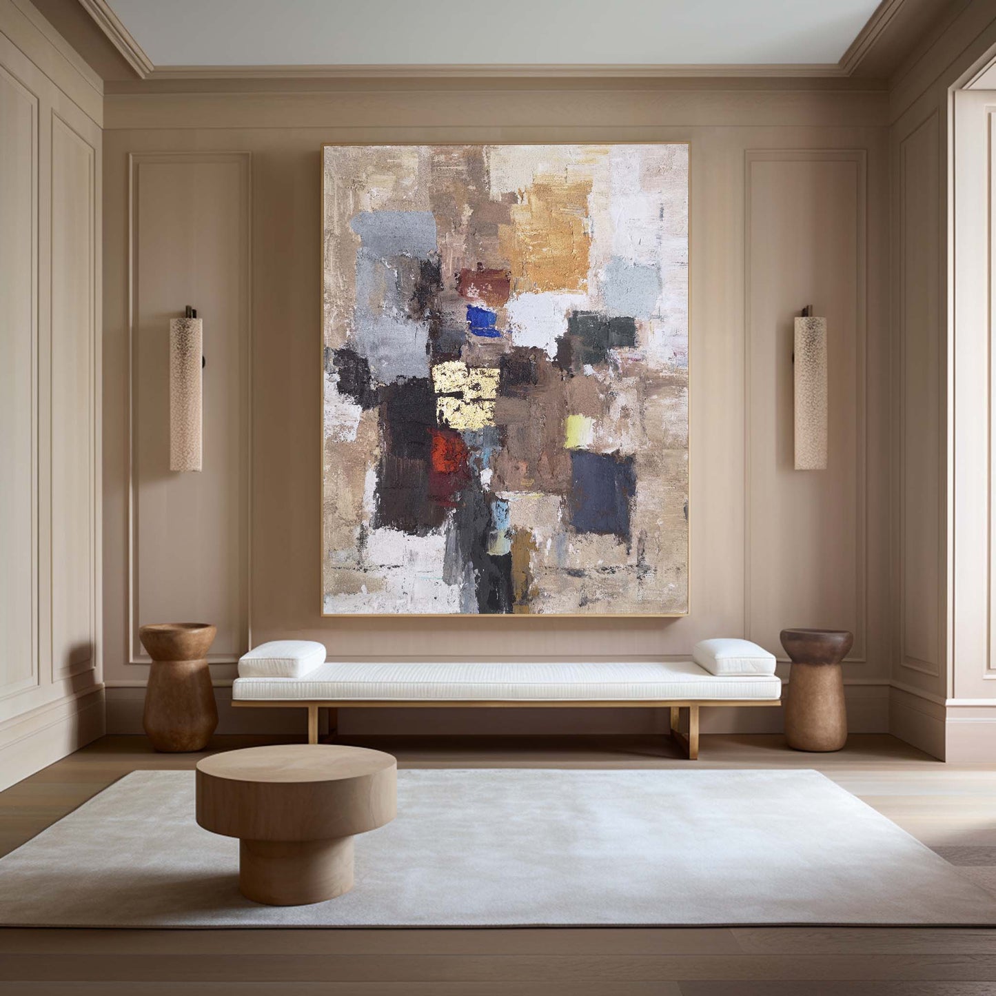 Abstract Geometric Painting #ABAV56