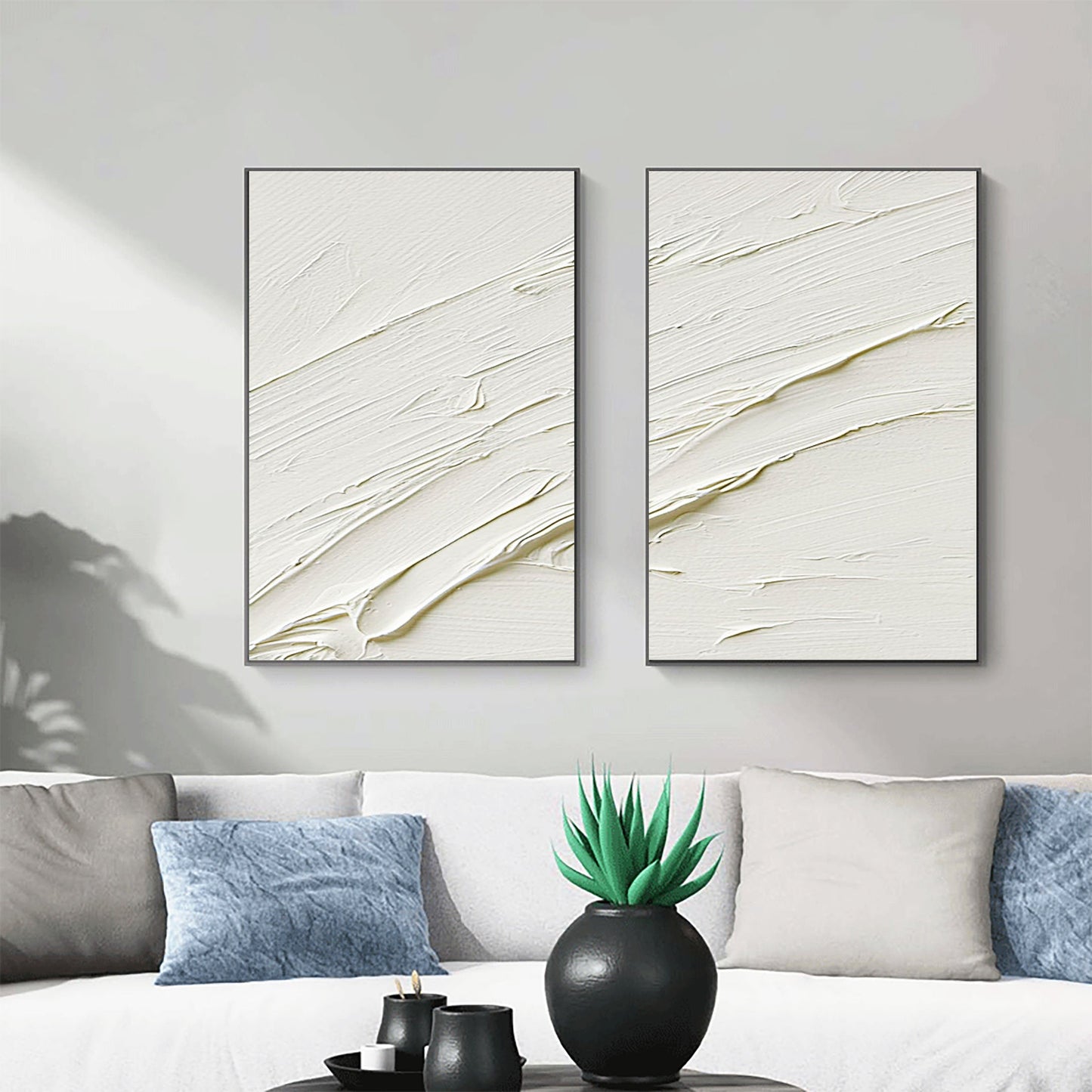 Minimalistic Balance Canvas Painting Set of 2 #MM088