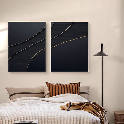 Minimalist Zen Canvas Paintings Set of 2 #MZ042