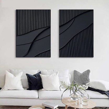 Minimalist Zen Canvas Painting Set of 2 #MZ043