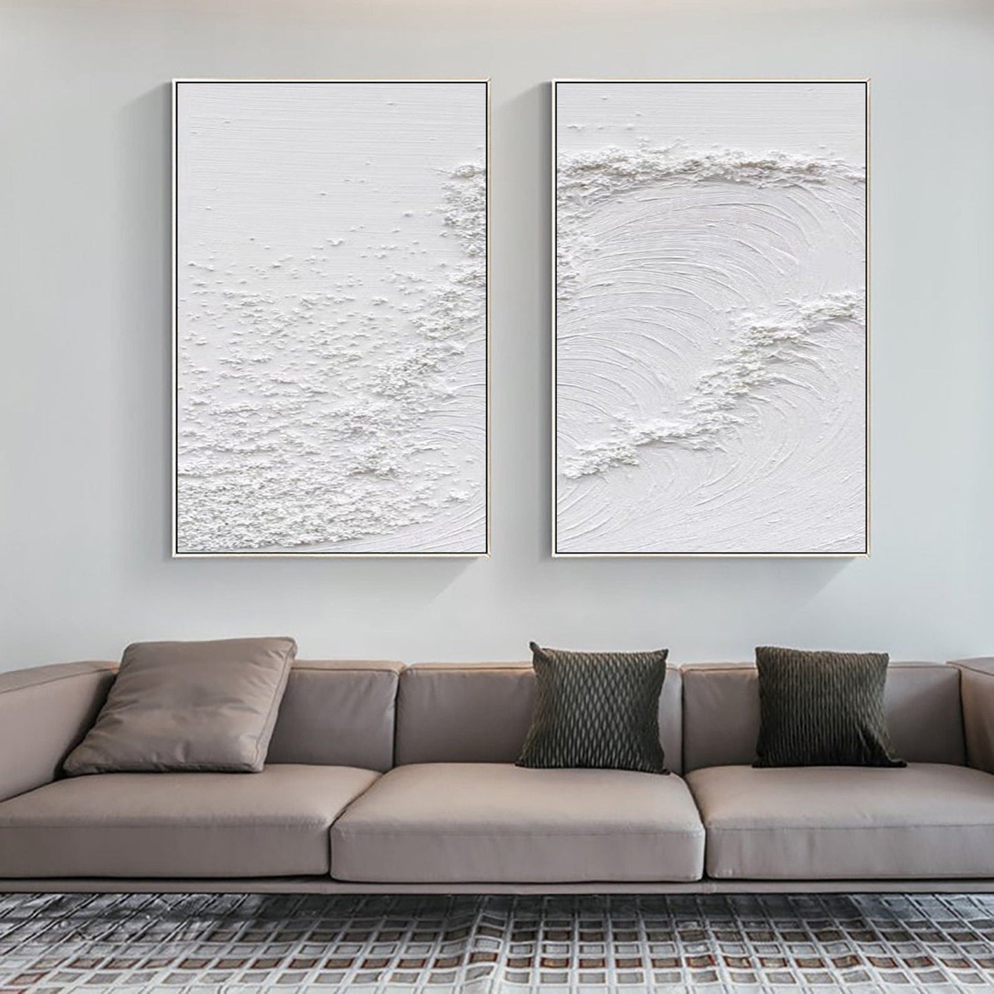 Minimalistic Balance Canvas Paintings Set of 2 #MM080