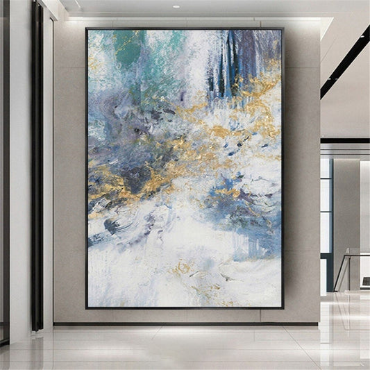 Modern Abstract 100% Hand Painted Cloud Wall Art