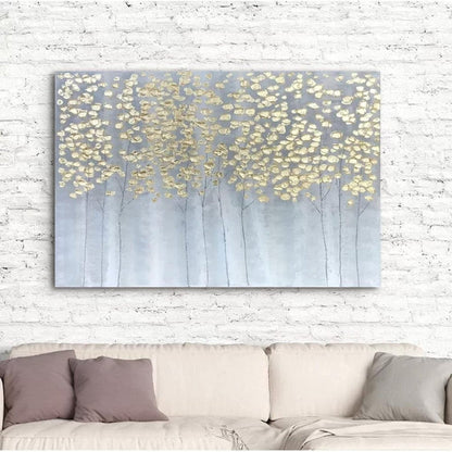 Golden Trees 100% Hand Painted Contemporary Art