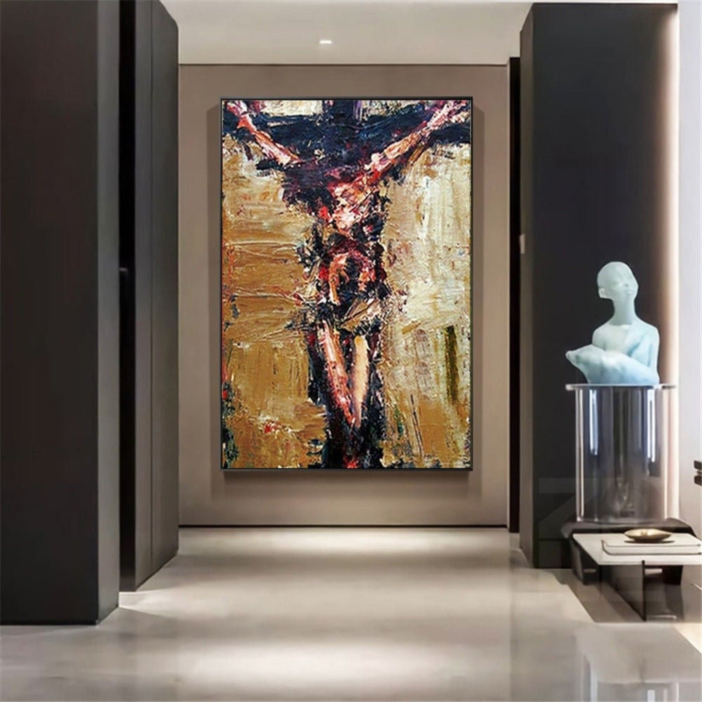 Jesus Original 100% Hand Painted Abstract Art