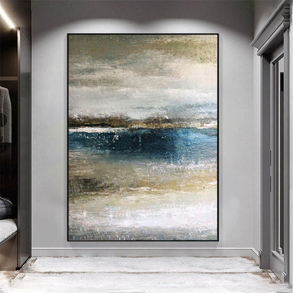 Abstract Large Sea 100% Hand Painted Wall Art