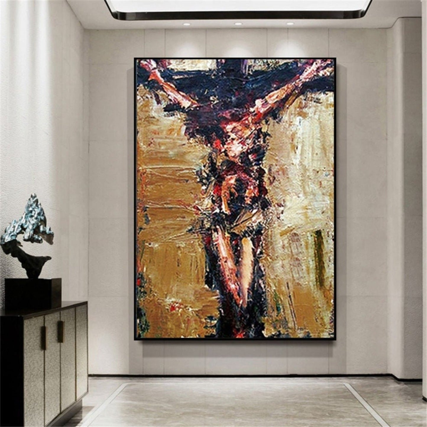 Jesus Original 100% Hand Painted Abstract Art