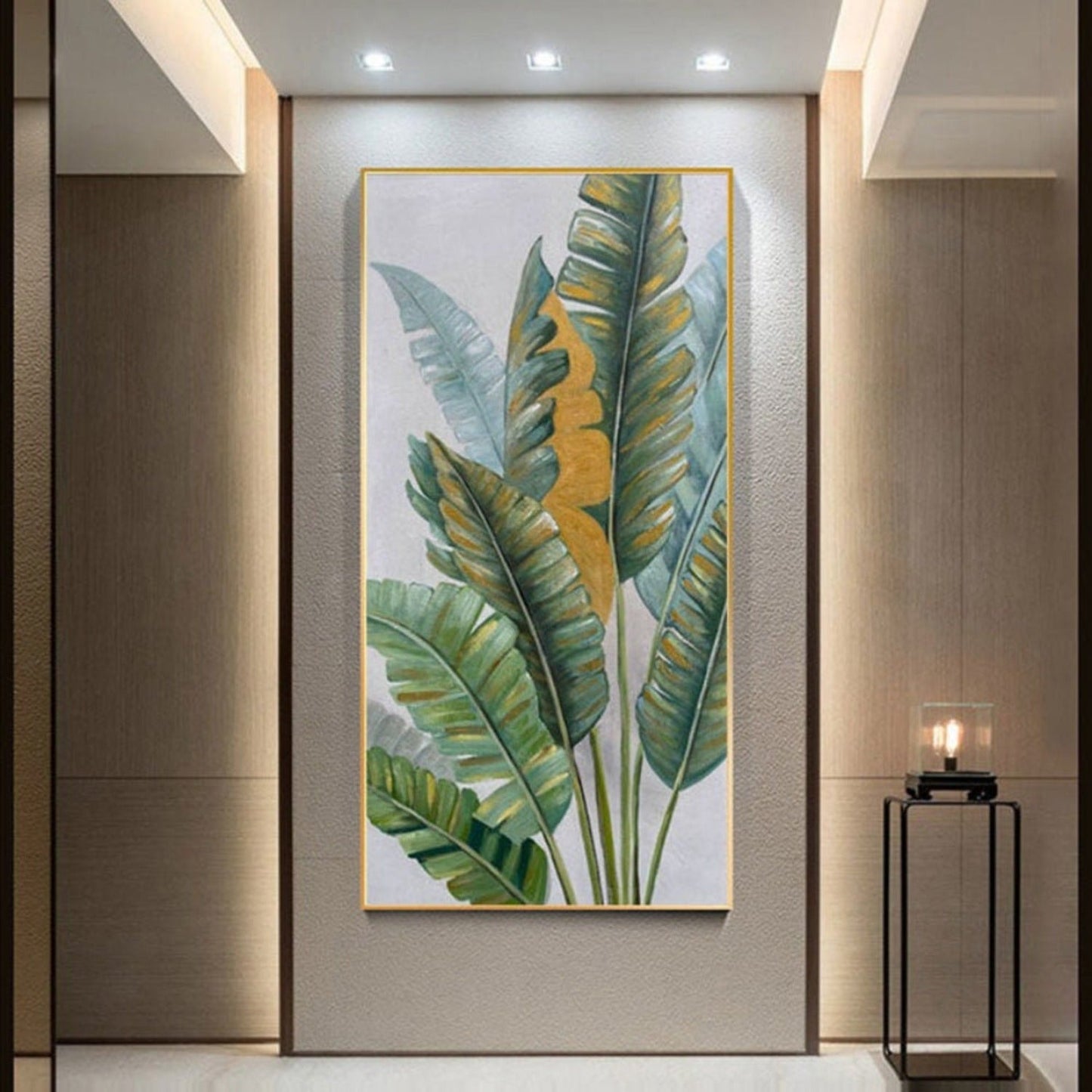 Banana Leaves 100% Hand Painted Contemporary Art