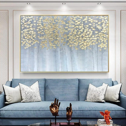 Golden Trees 100% Hand Painted Contemporary Art