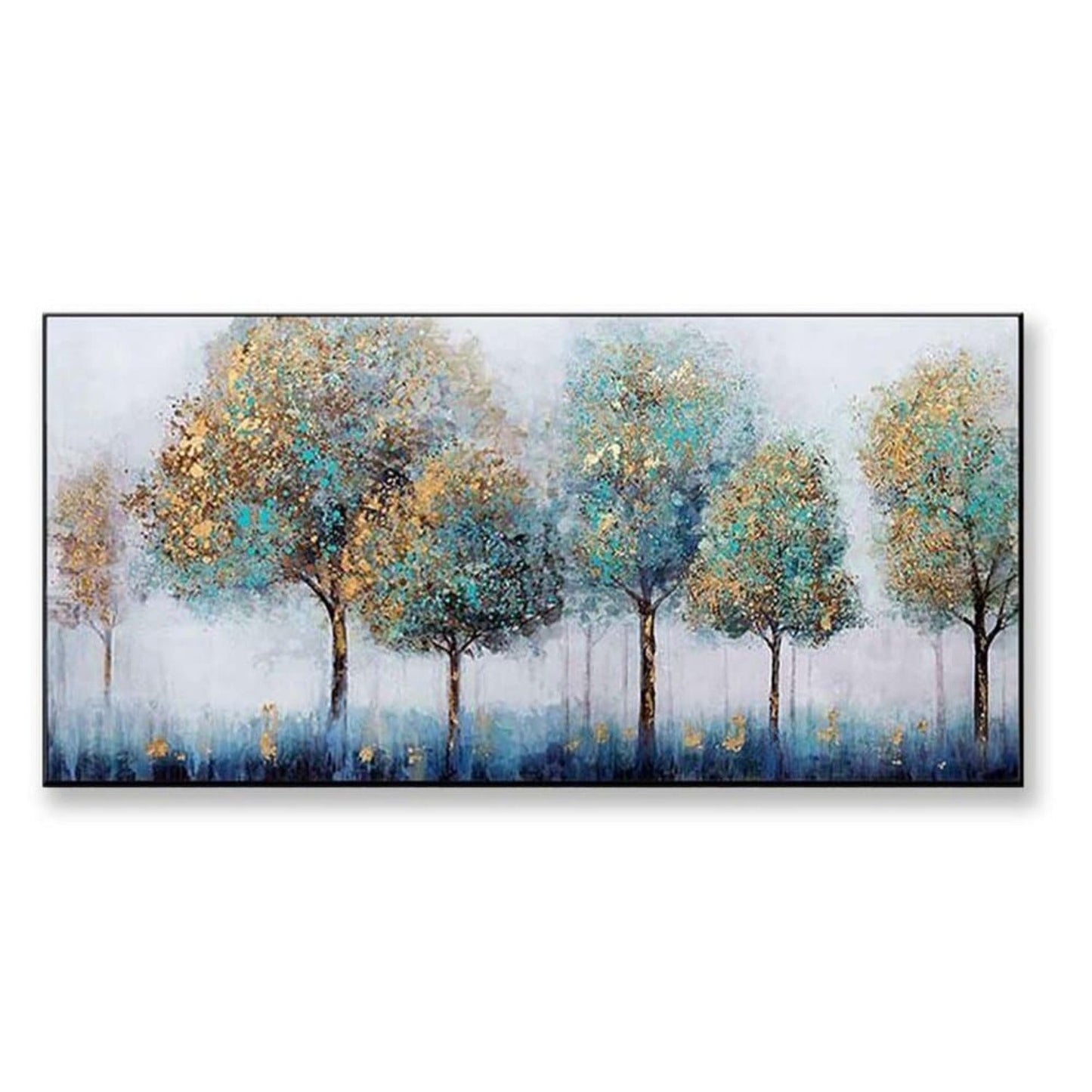 Abstract Forest 100% Hand Painted Landscape Art