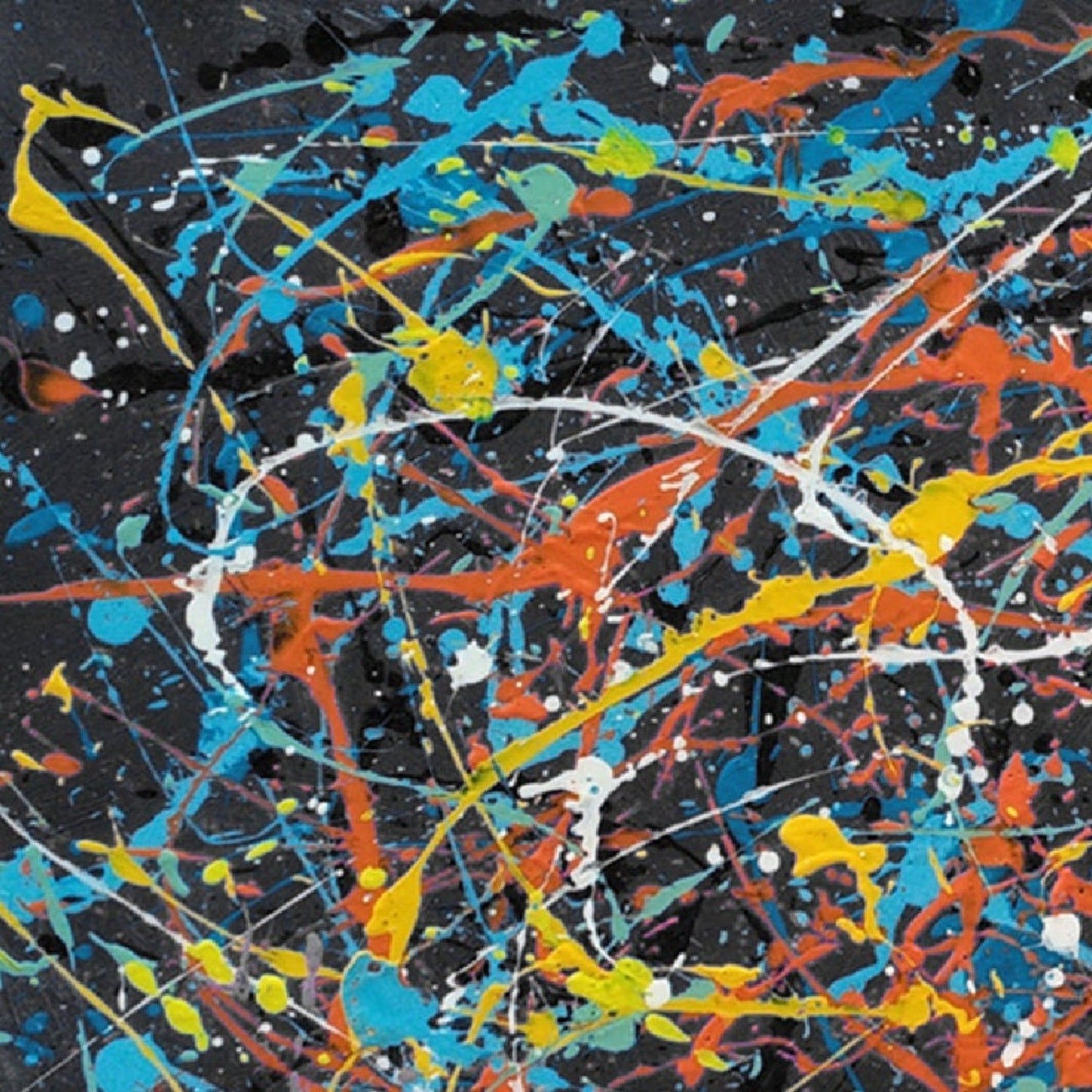 100% Hand Painted Iconic Jackson Pollock-inspired Painting