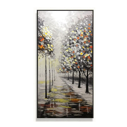 Beautiful Garden View 100% Hand Painted Wall Art