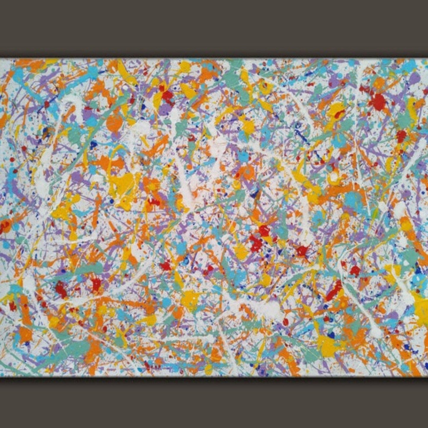 Acrylic Pollock Style Replica Modern Oil Painting