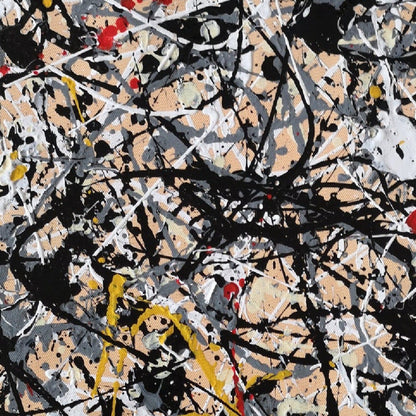 Jackson Pollock Style Replica 100% Hand Painted Modern Art