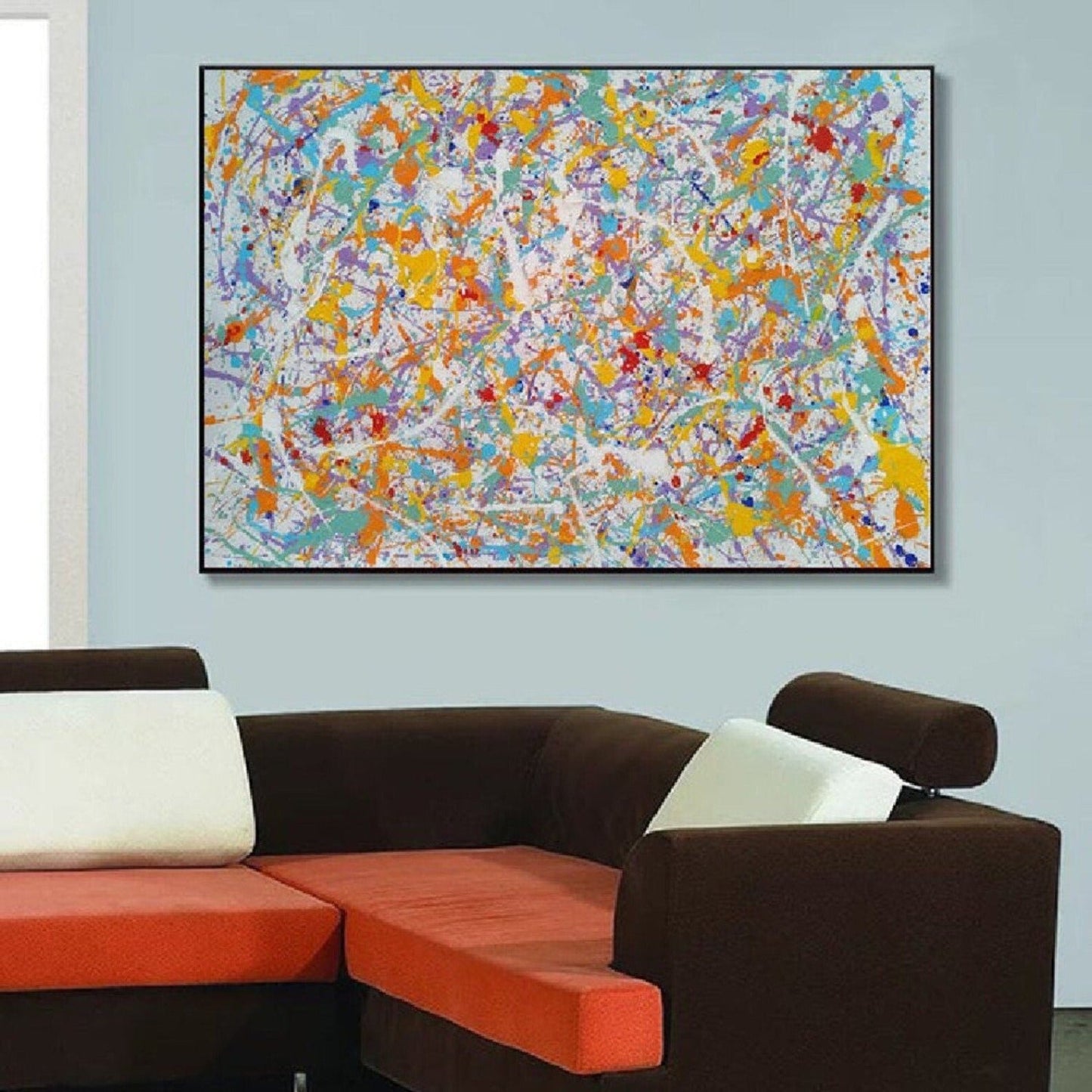 Acrylic Pollock Style Replica Modern Oil Painting