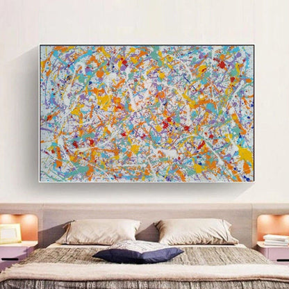 Acrylic Pollock Style Replica Modern Oil Painting