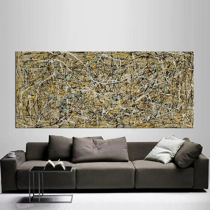 Modern Perfect Drip Jackson Pollock Inspired Artwork