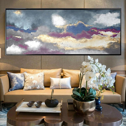 Beautiful Rainy Sky 100% Hand Painted Wall Artwork