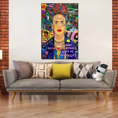 Frida Kahlo 100% Hand Painted Ideal Pop Art