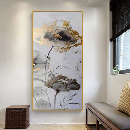 Elegant Chinese Flowers 100% Hand Painted Art