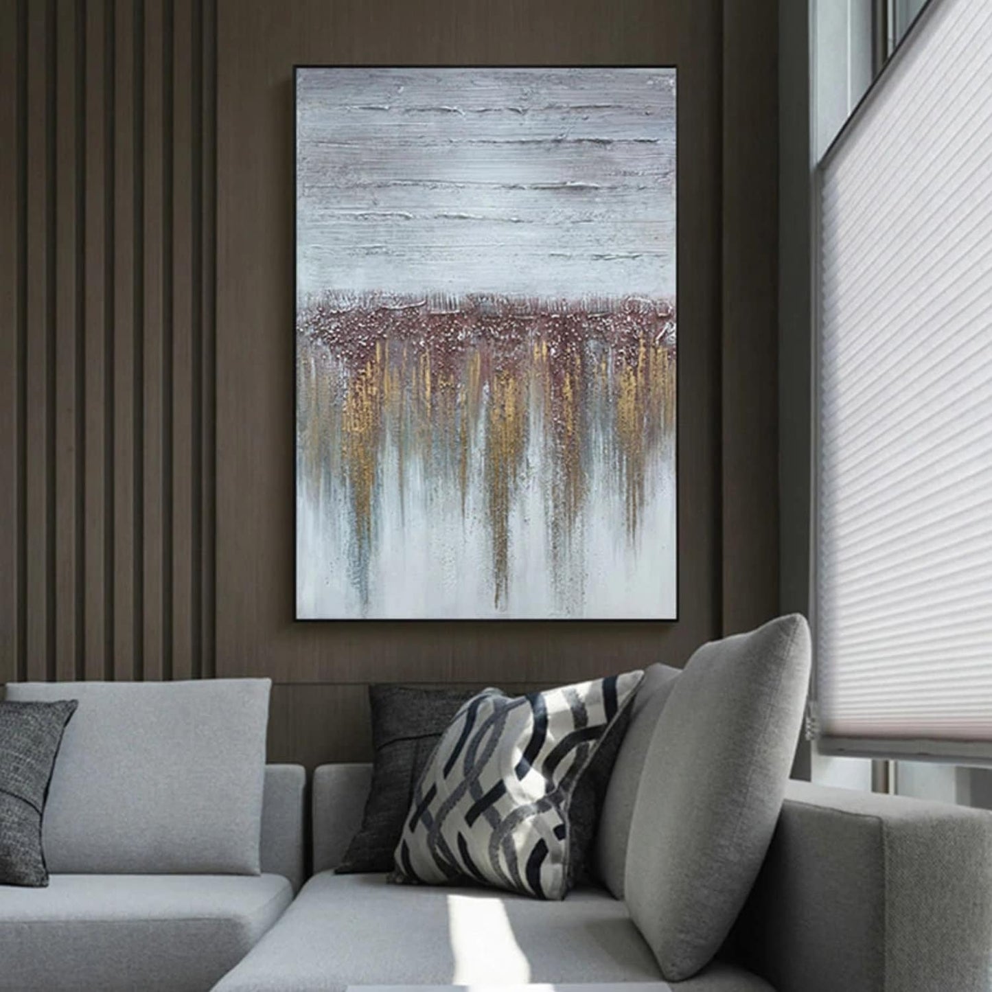 Textured Landscape Wall Hanging Acrylic Painting