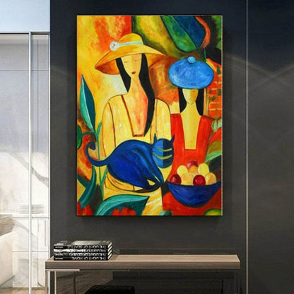 Picasso Famous Fashion Women Minimalist Painting