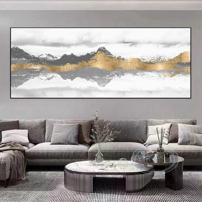 Acrylic Mountain Range 100% Hand Painted Wall Art