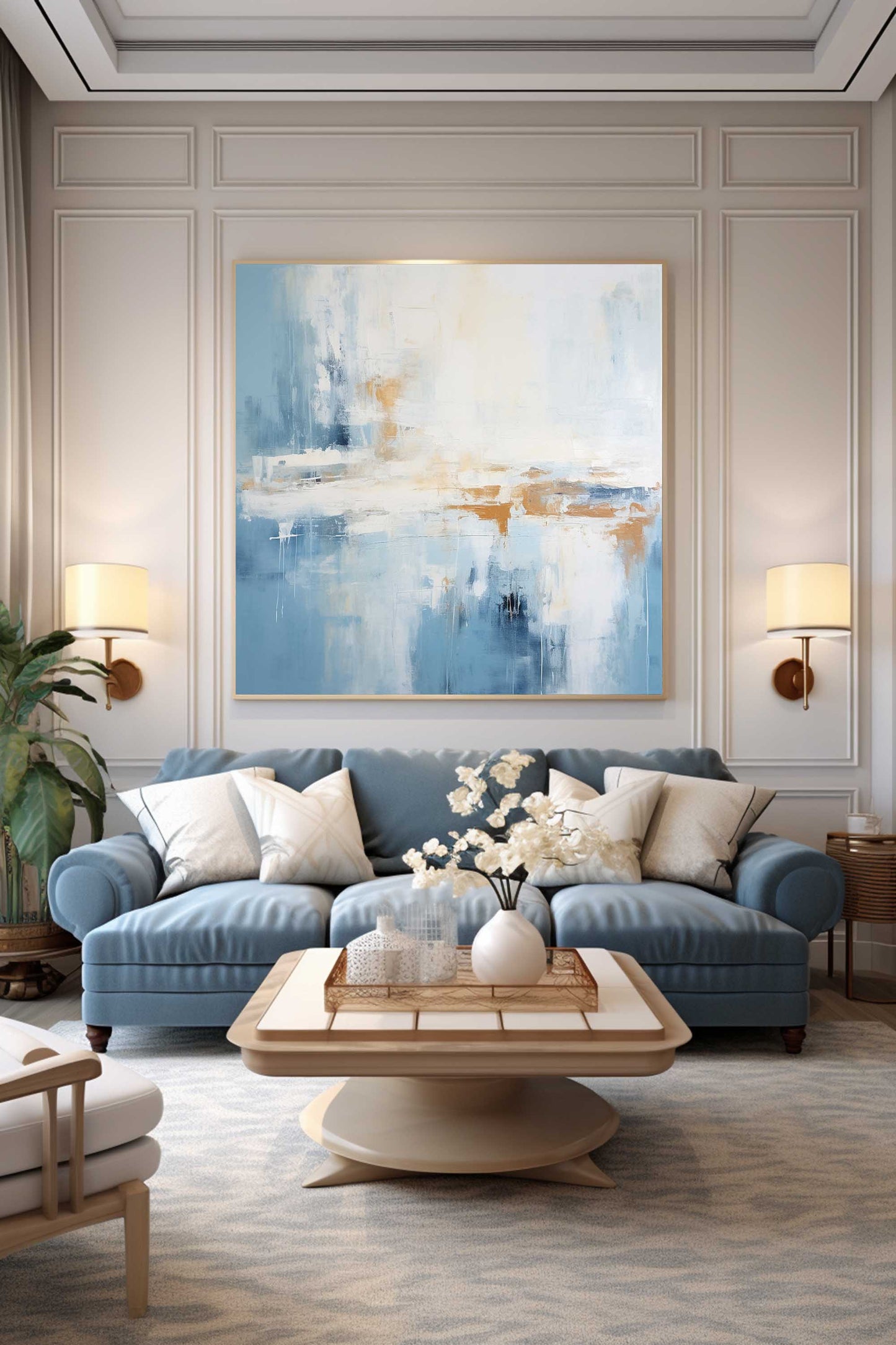 Modern Abstract Painting #ABAS153