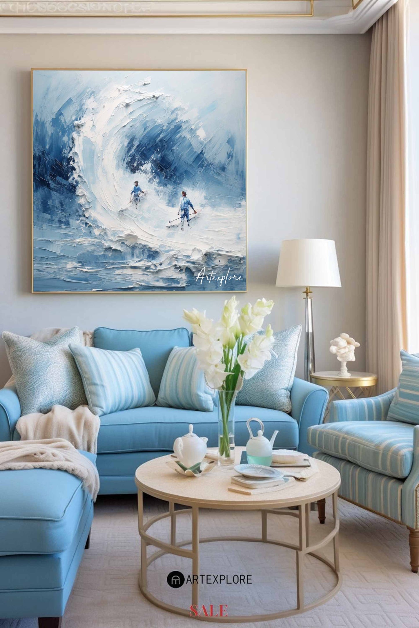 Abstract Surf Art Painting #ABSS29