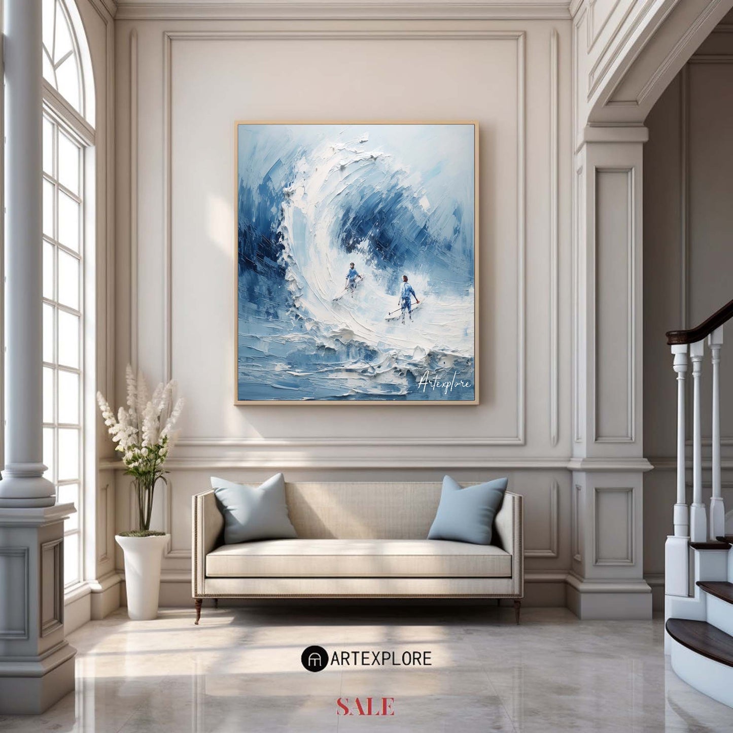 Abstract Surf Art Painting #ABSS29