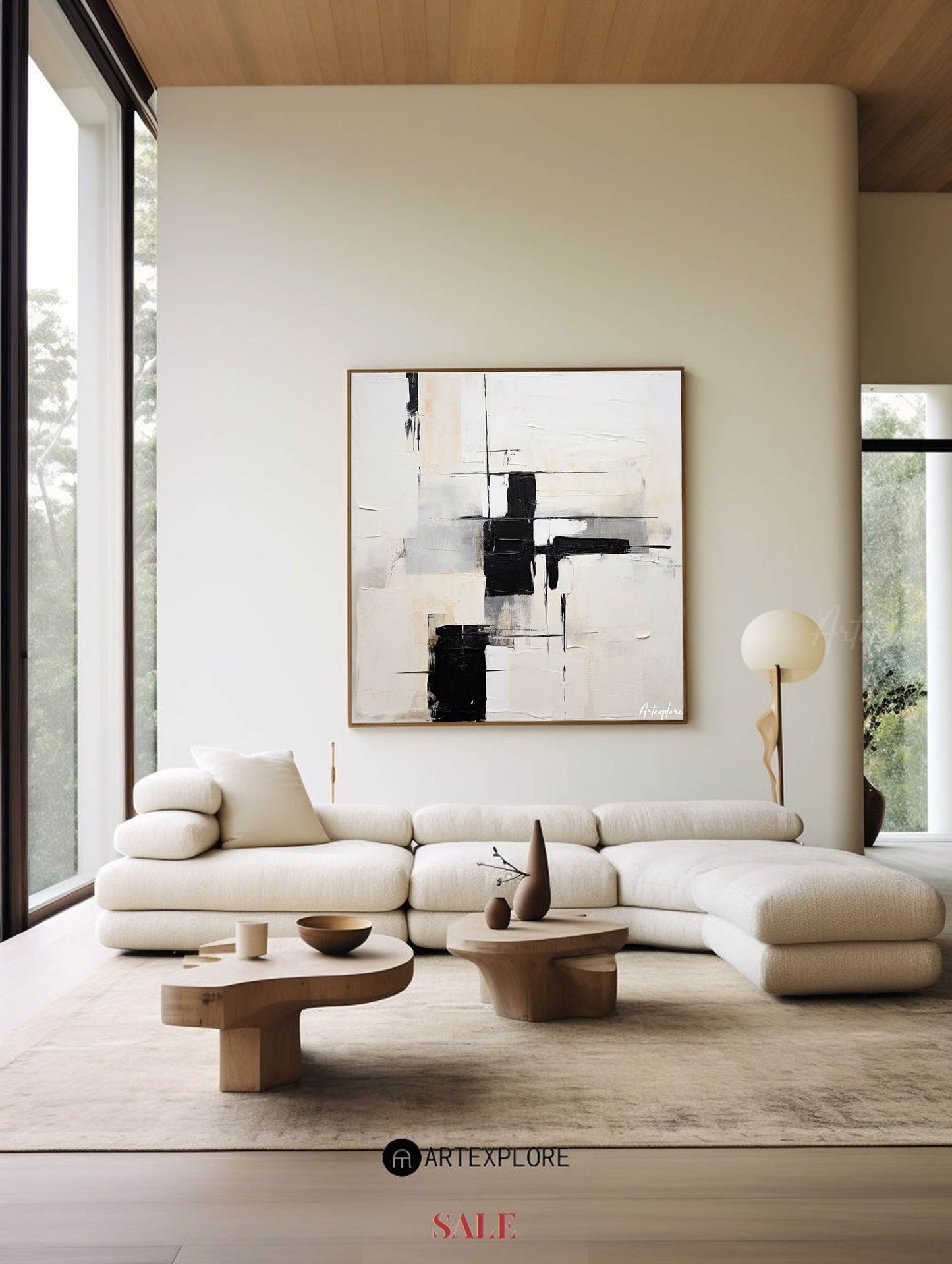 Modern Abstract Painting #ABAS147