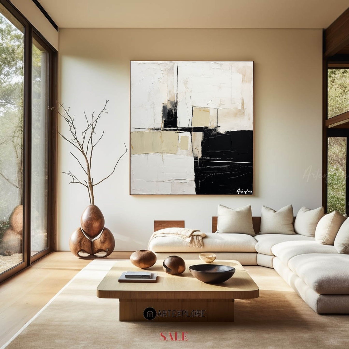 Modern Abstract Painting #ABAS145