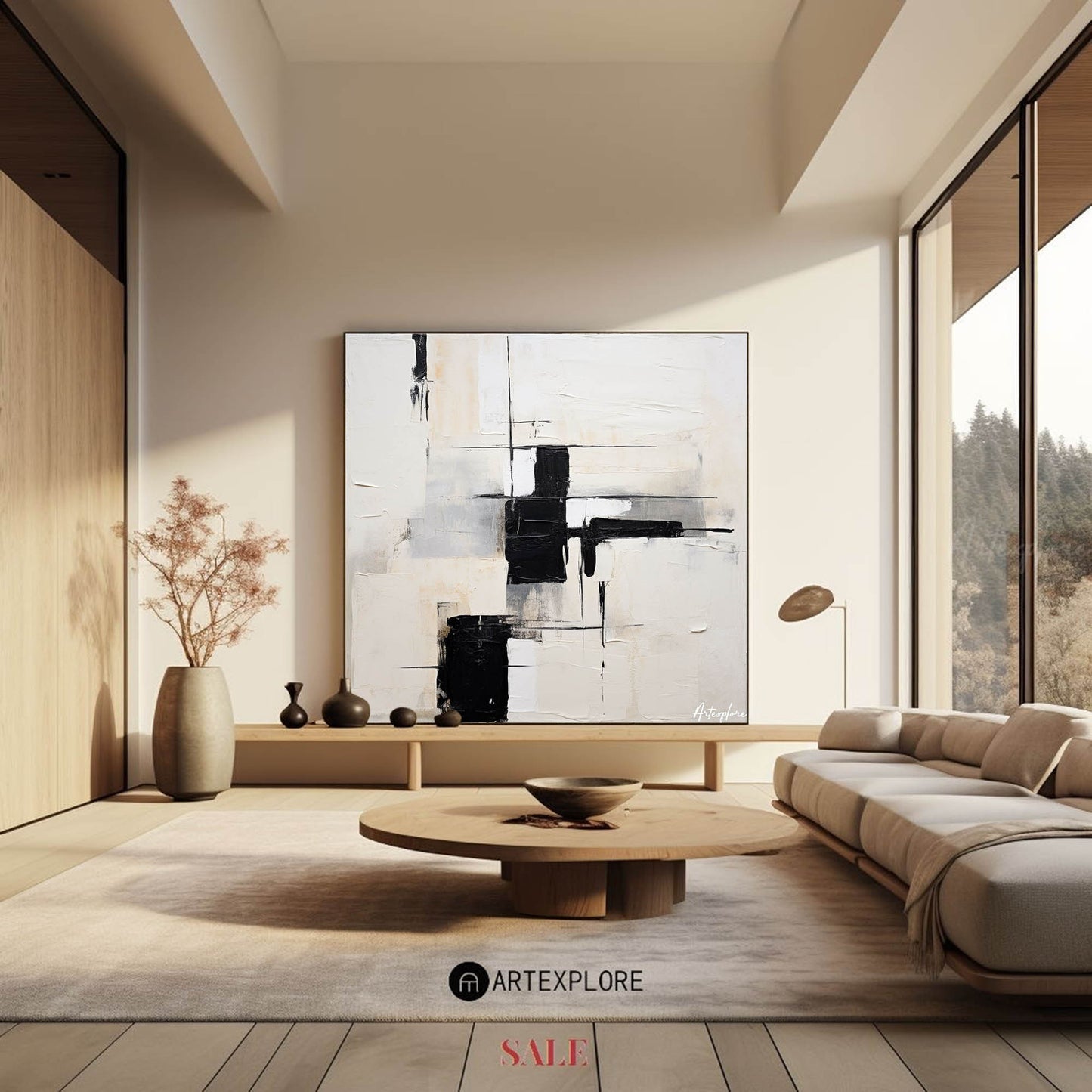 Modern Abstract Painting #ABAS147