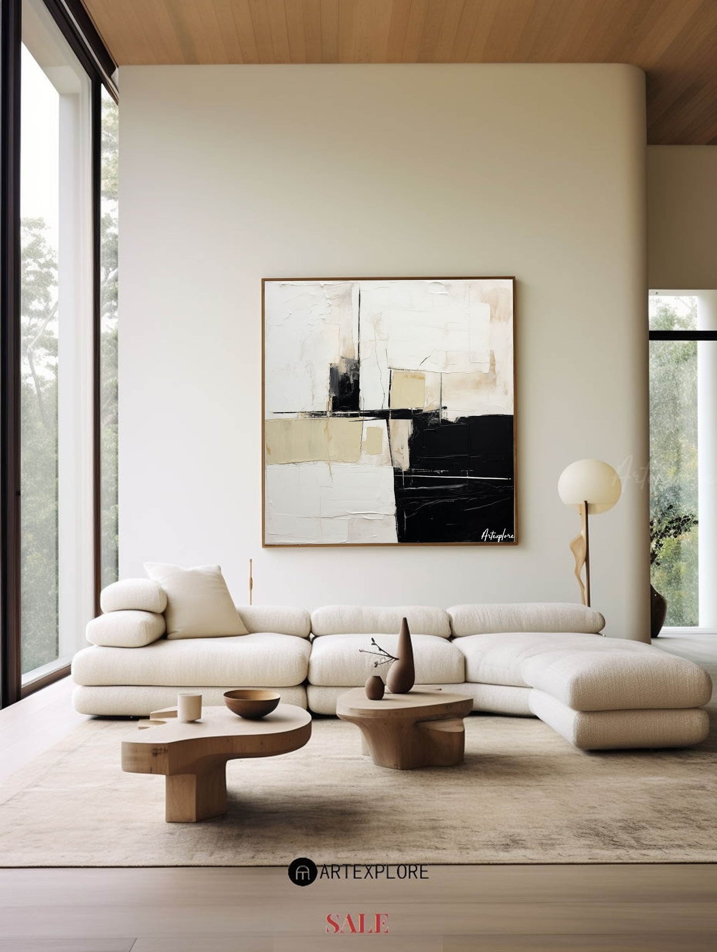 Modern Abstract Painting #ABAS145