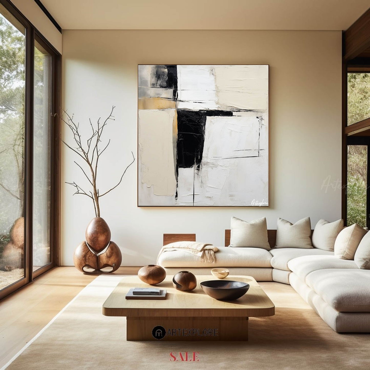 Modern Abstract Painting #ABAS148