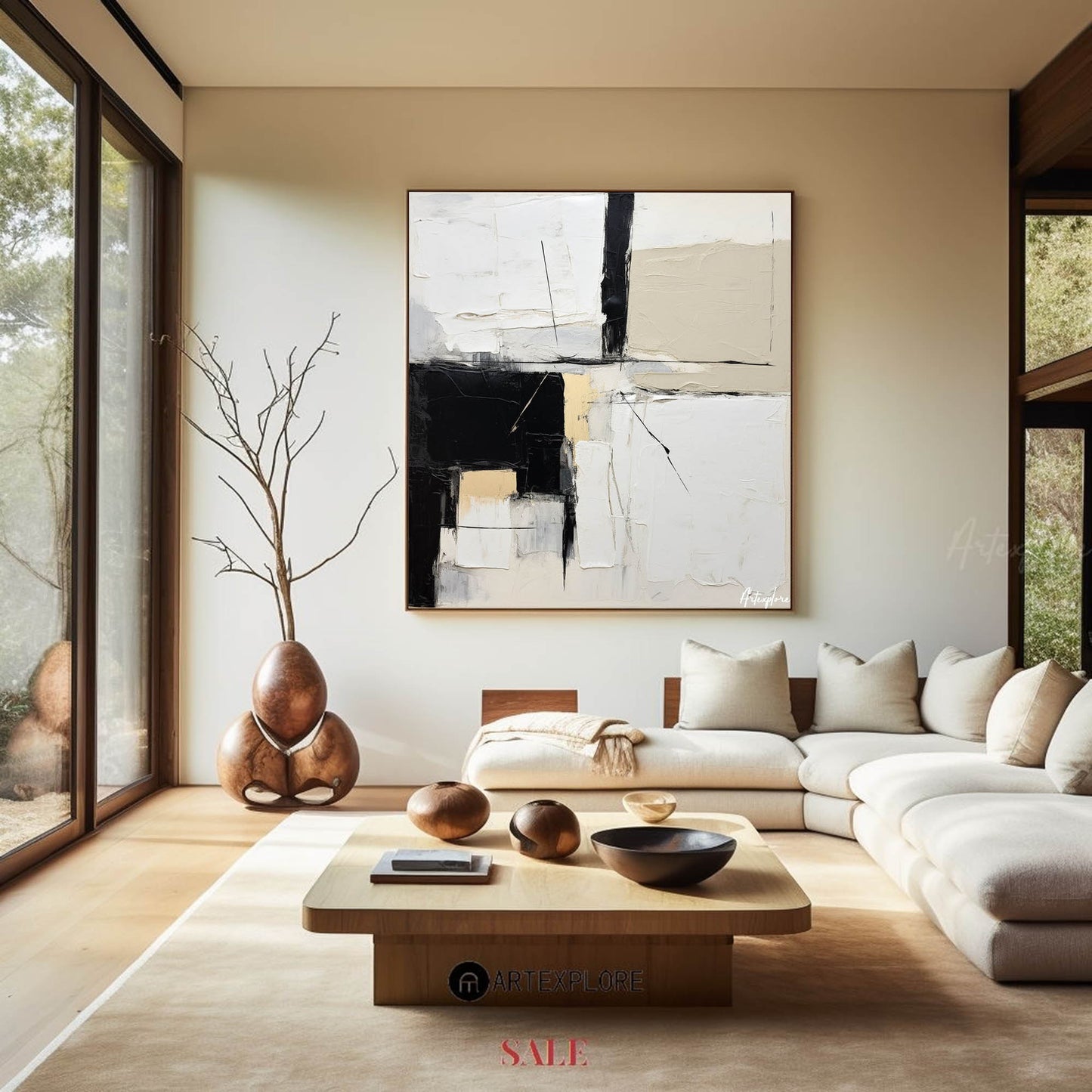 Modern Abstract Painting #ABAS144