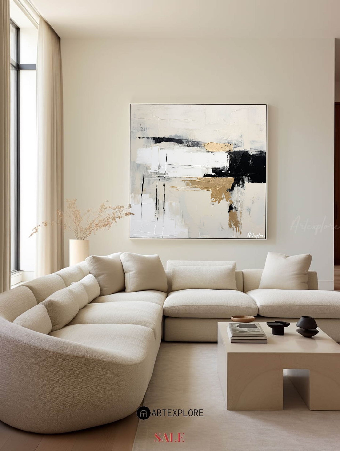 Modern Abstract Painting #ABAS149