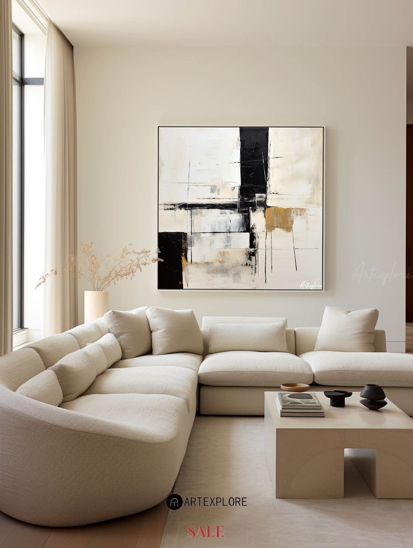 Modern Abstract Painting #ABAS143