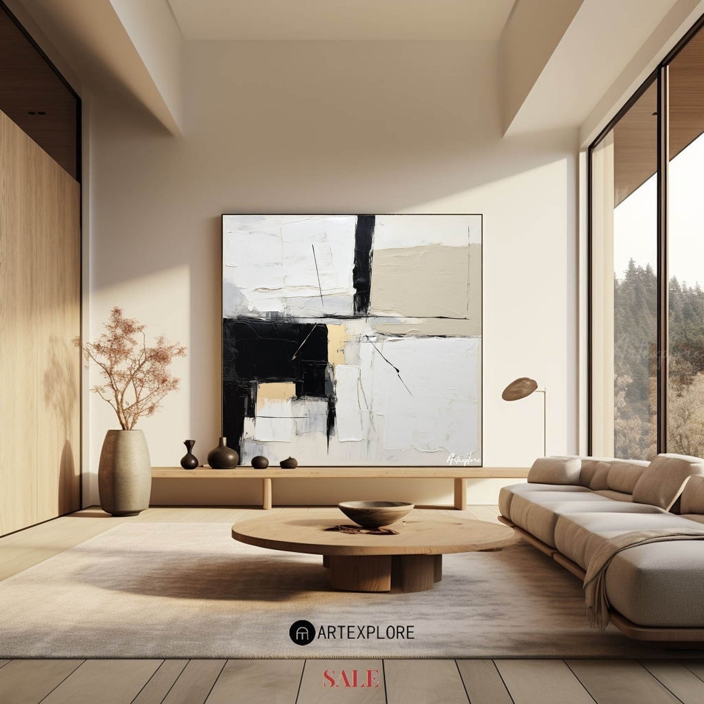 Modern Abstract Painting #ABAS144