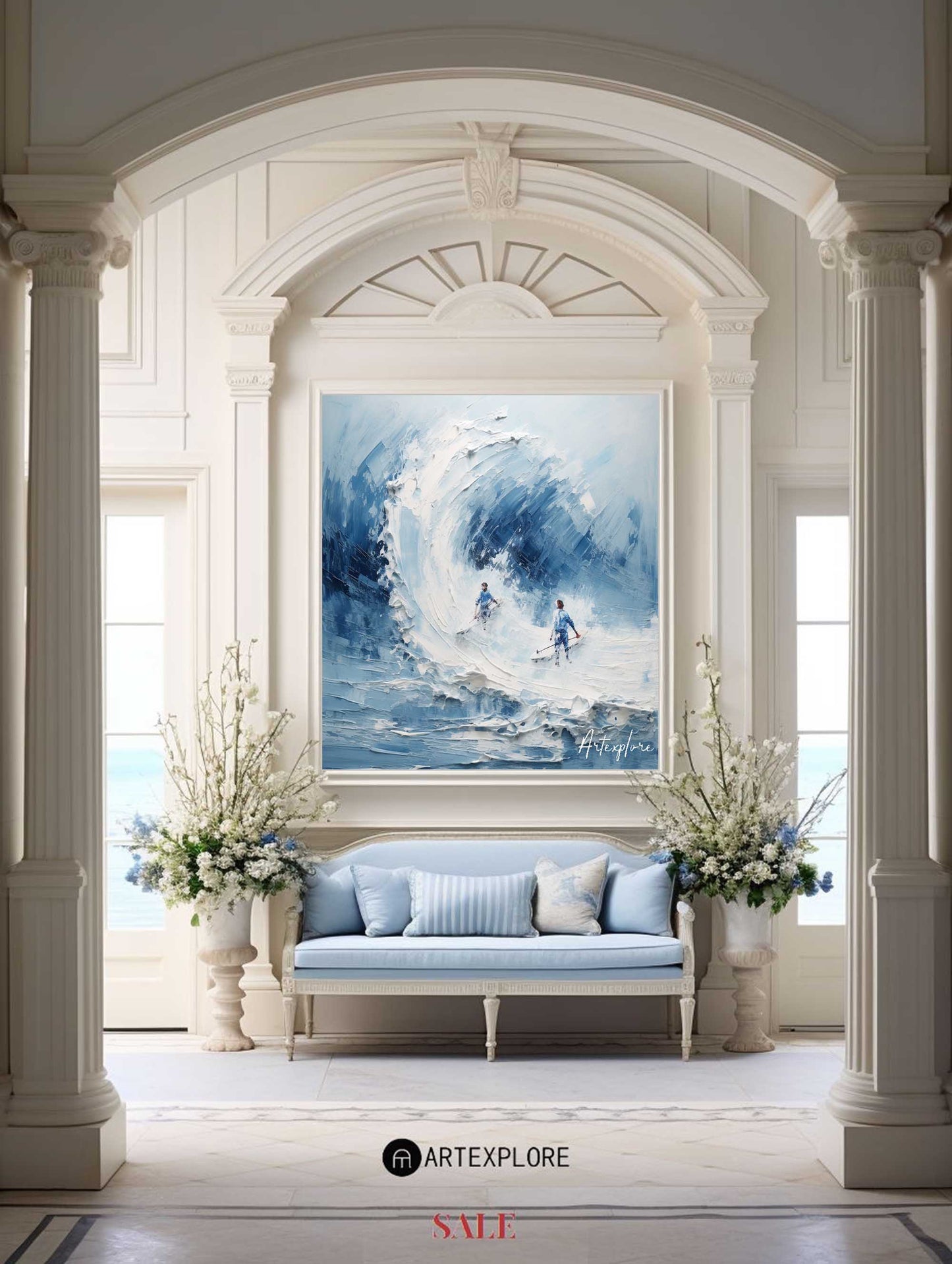 Abstract Surf Art Painting #ABSS29