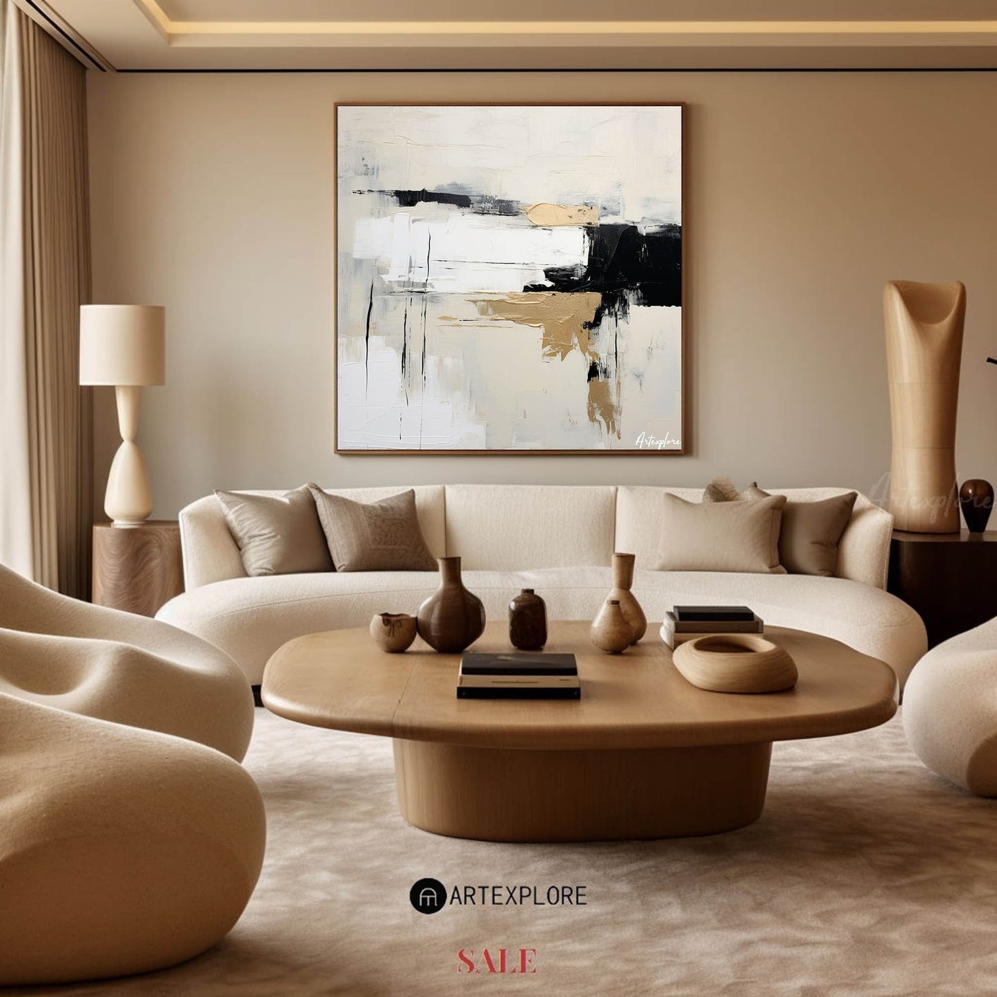 Modern Abstract Painting #ABAS149