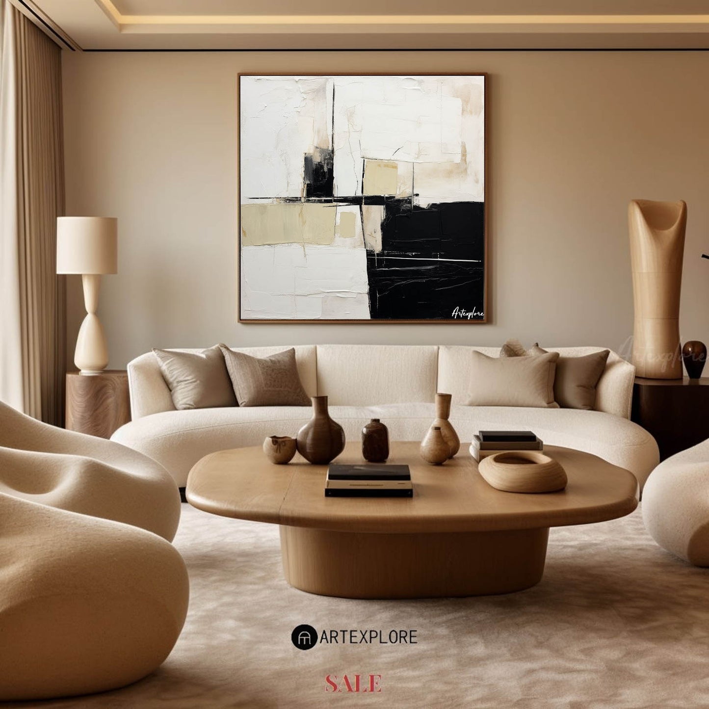 Modern Abstract Painting #ABAS145