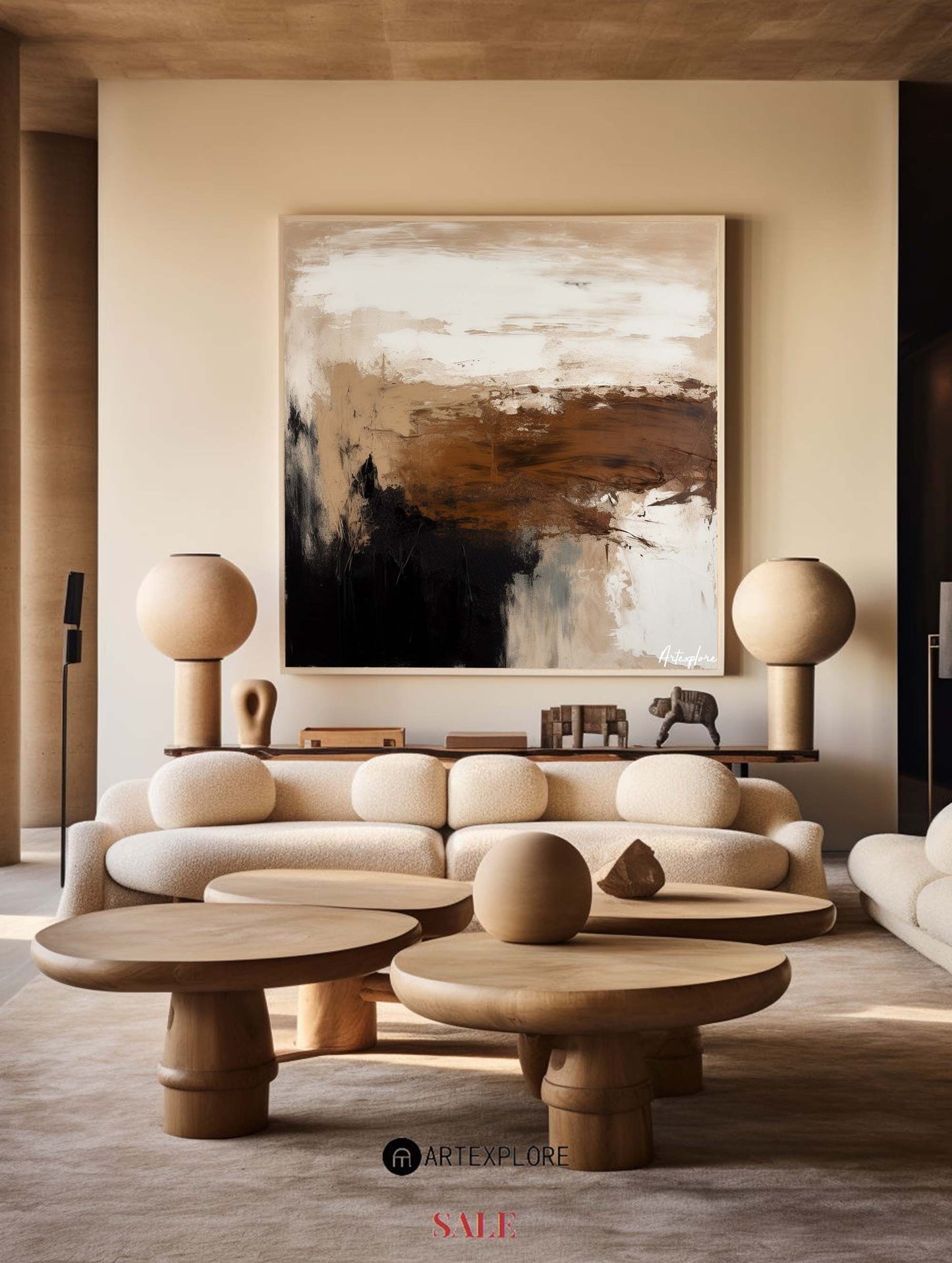 Modern Abstract Painting #ABAS135