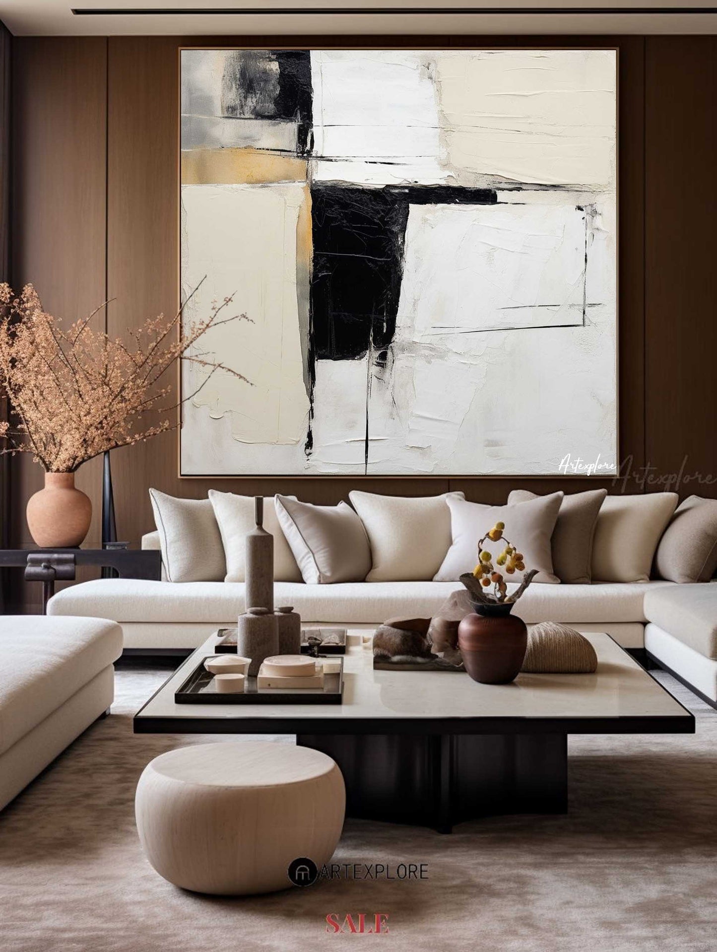 Modern Abstract Painting #ABAS148